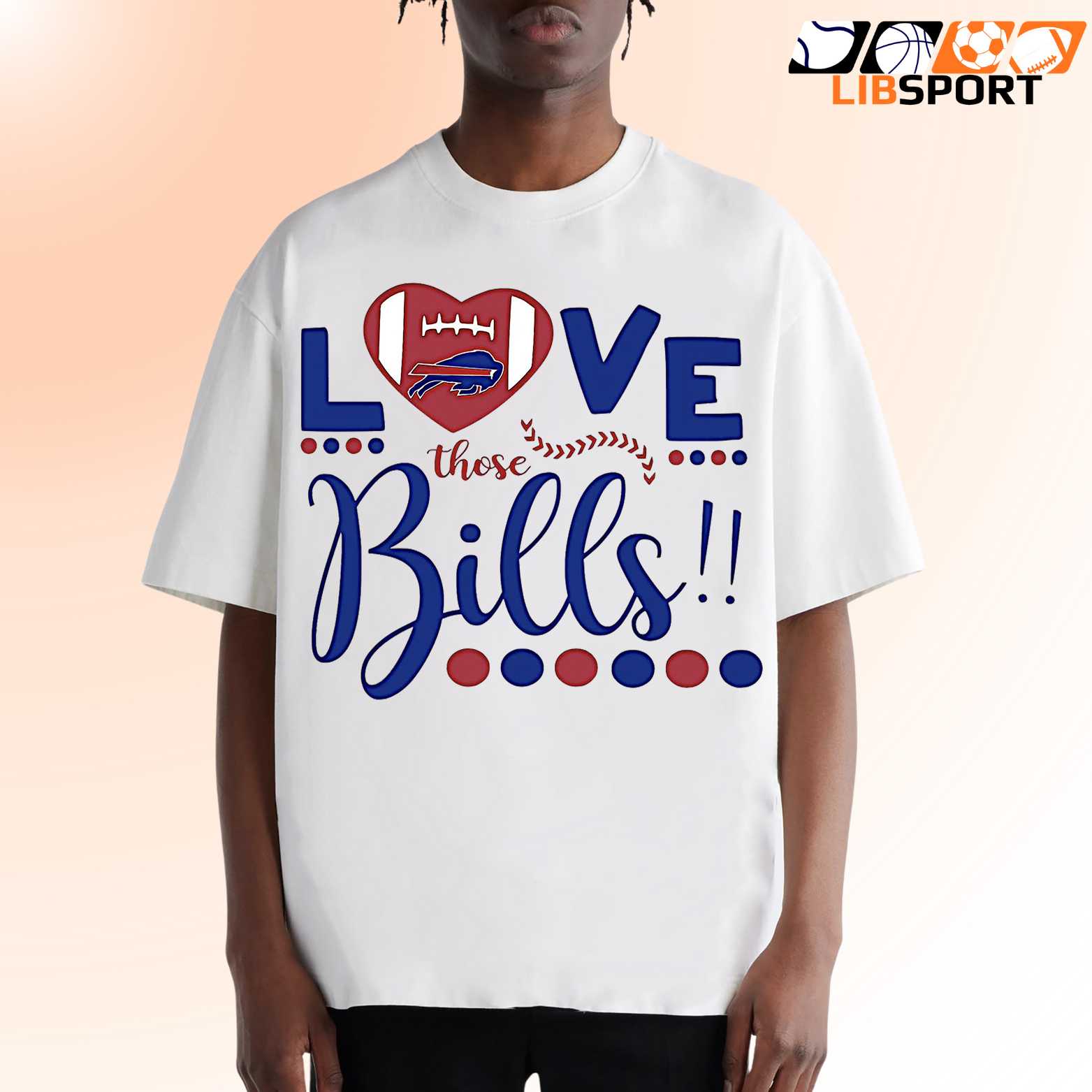 Buffalo Bills Love Graphic Tee, Nfl Team T Shirt, Football Streetwear Unisex Top